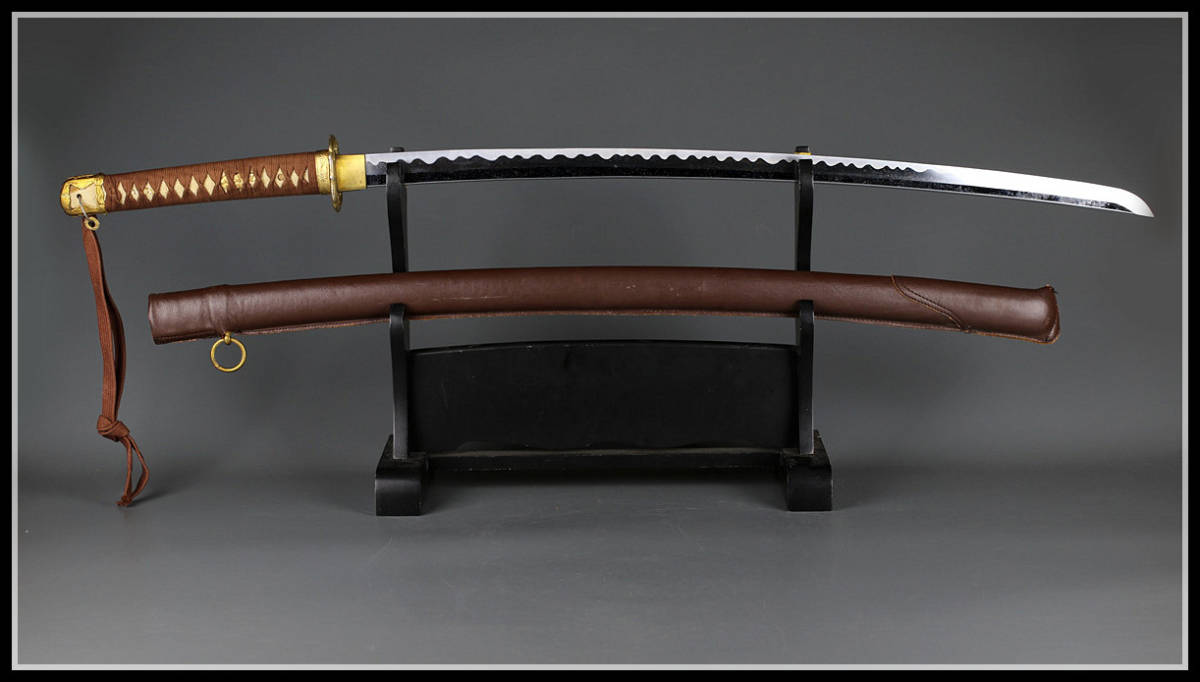 武具　刀装具　日本刀　模造刀   居合刀 文様一体軍刀 模造刀 日本刀 居合刀 W0533 軍刀 - 高級美術刀剣 高級 模造刀」の人気