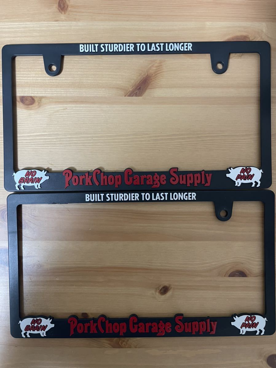格安 PORKCHOP GARAGE SUPPLY ライセンス ナンバーフレーム ポークチョップ(社外品)｜売買されたオークション情報、yahooの商品情報をアーカイブ公開 - オークファン 社外品