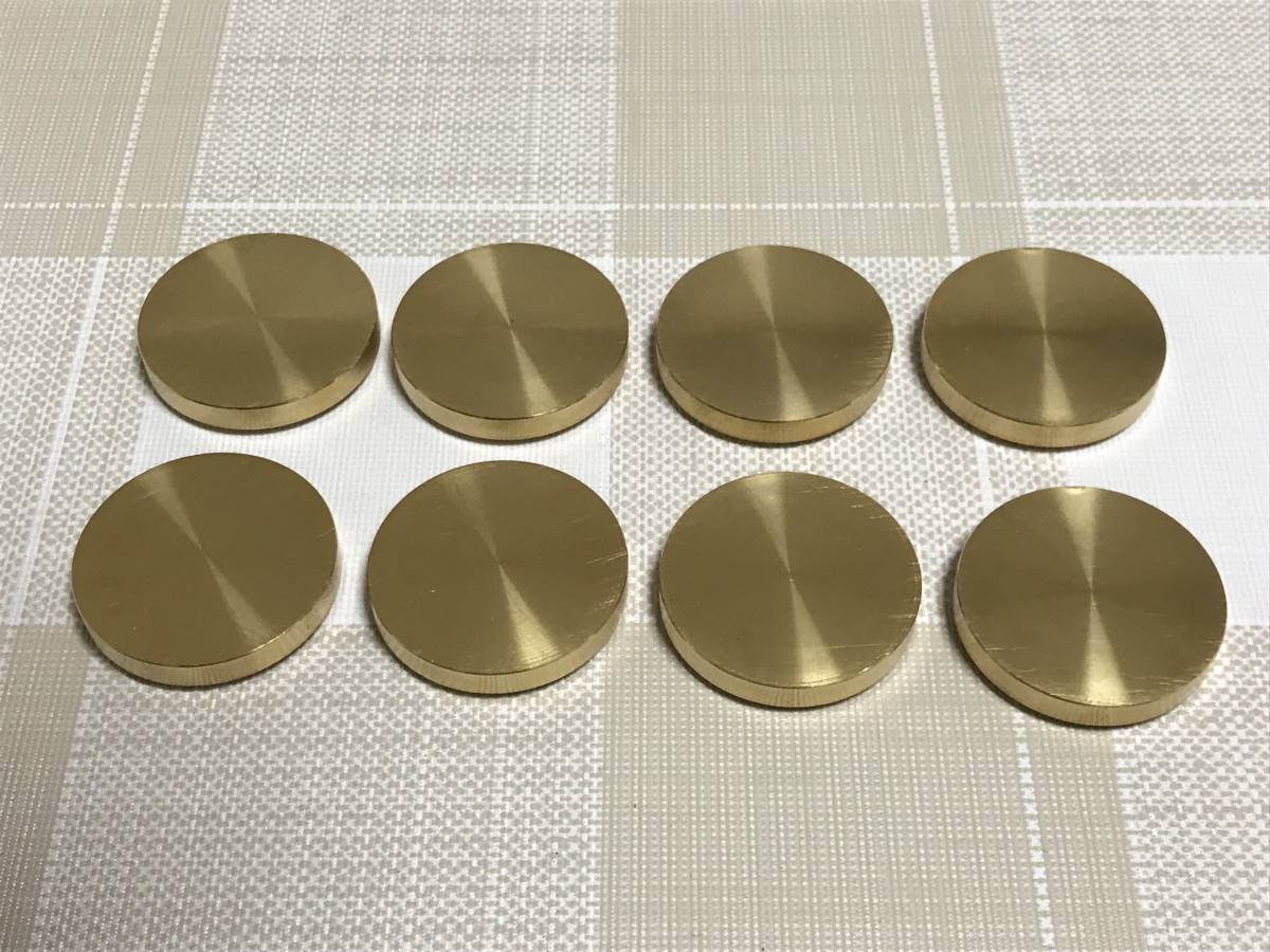Acoustic Revive 黄銅製スパイク受け SPU-8（8個1組）（中古