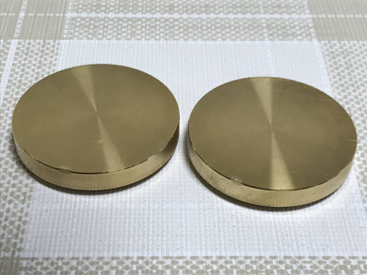 Acoustic Revive 黄銅製スパイク受け SPU-8（8個1組）（中古）