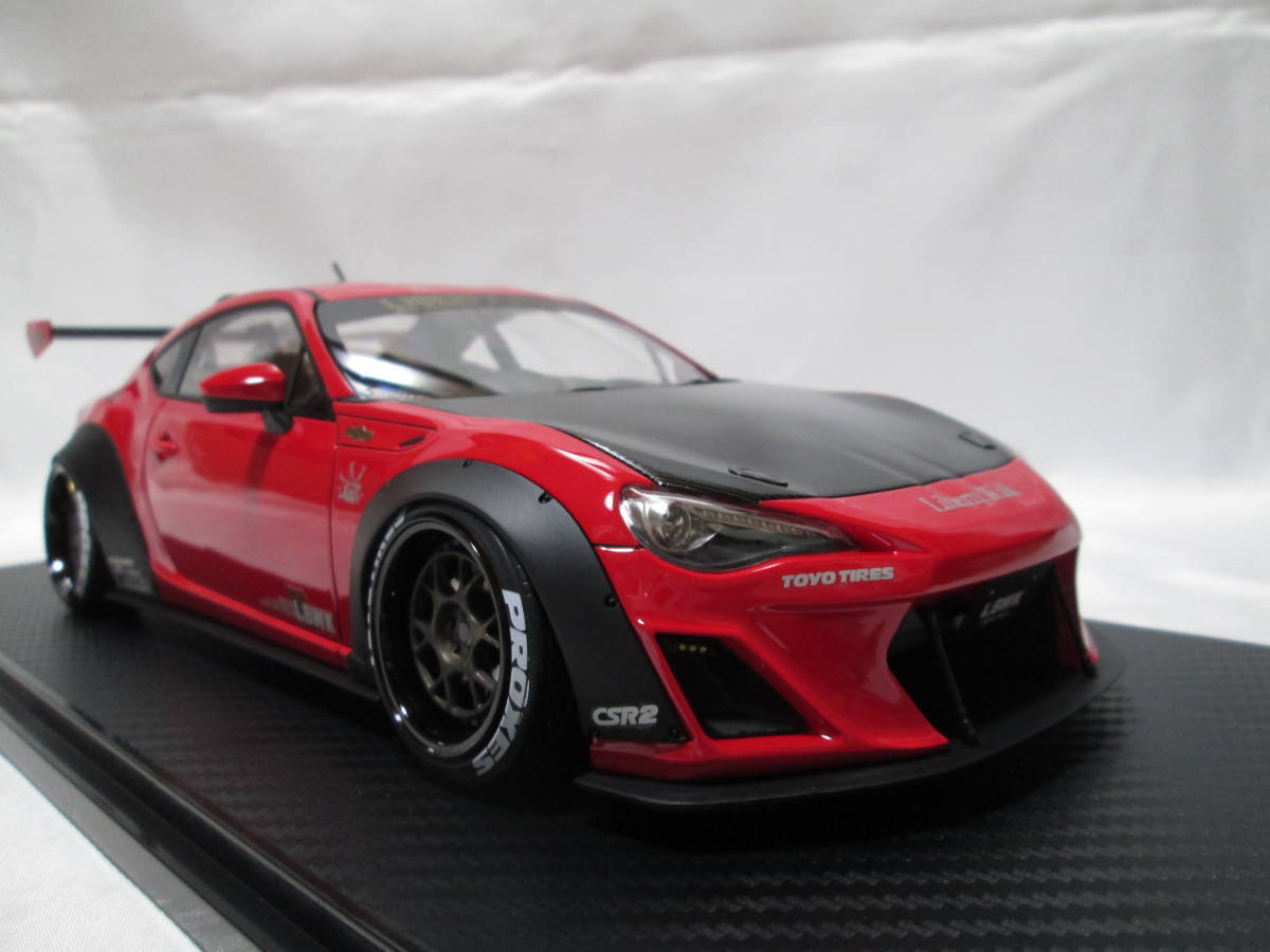 ★イグニッションモデル　1/18　LB★WORKS リバティーウォーク 　トヨタ　nation 86　Full Complete Ver.1 Red【新品】★