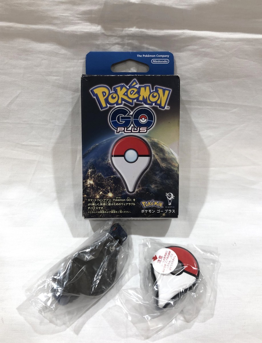 【5SKイ08018A】★1円スタート★未使用品★Pokemon GO PLUS★ポケモン GO★任天堂★Nintendo★PMC-001★箱付き★説明書付き
