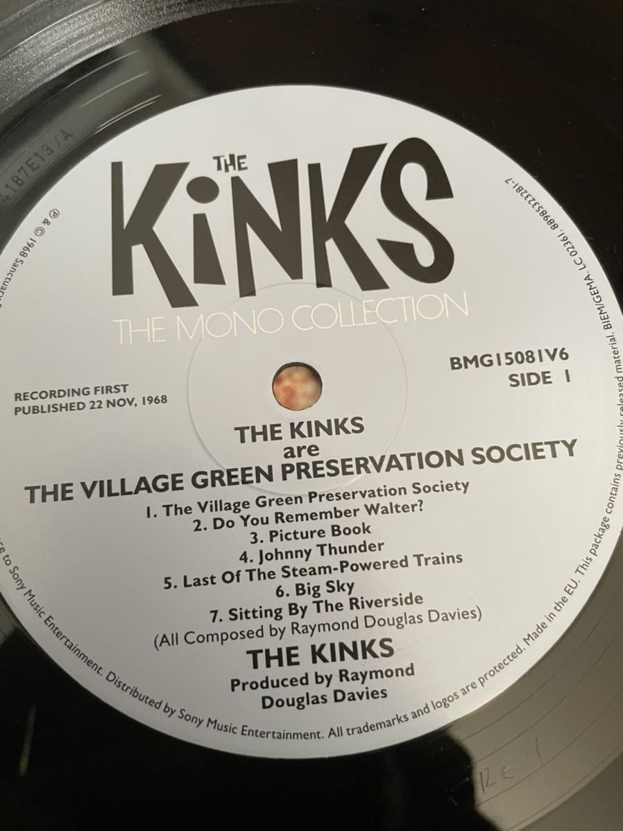 The Mono Box Vinyl Kinks キンクスMONOアルバム収録アナログLP