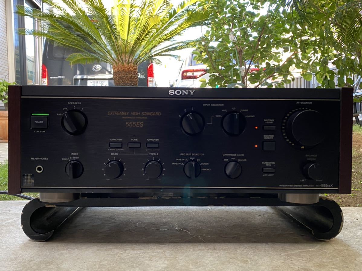 プリメインアンプ SONY TA-F555ESX 中古品 SONY プリメインアンプ TA