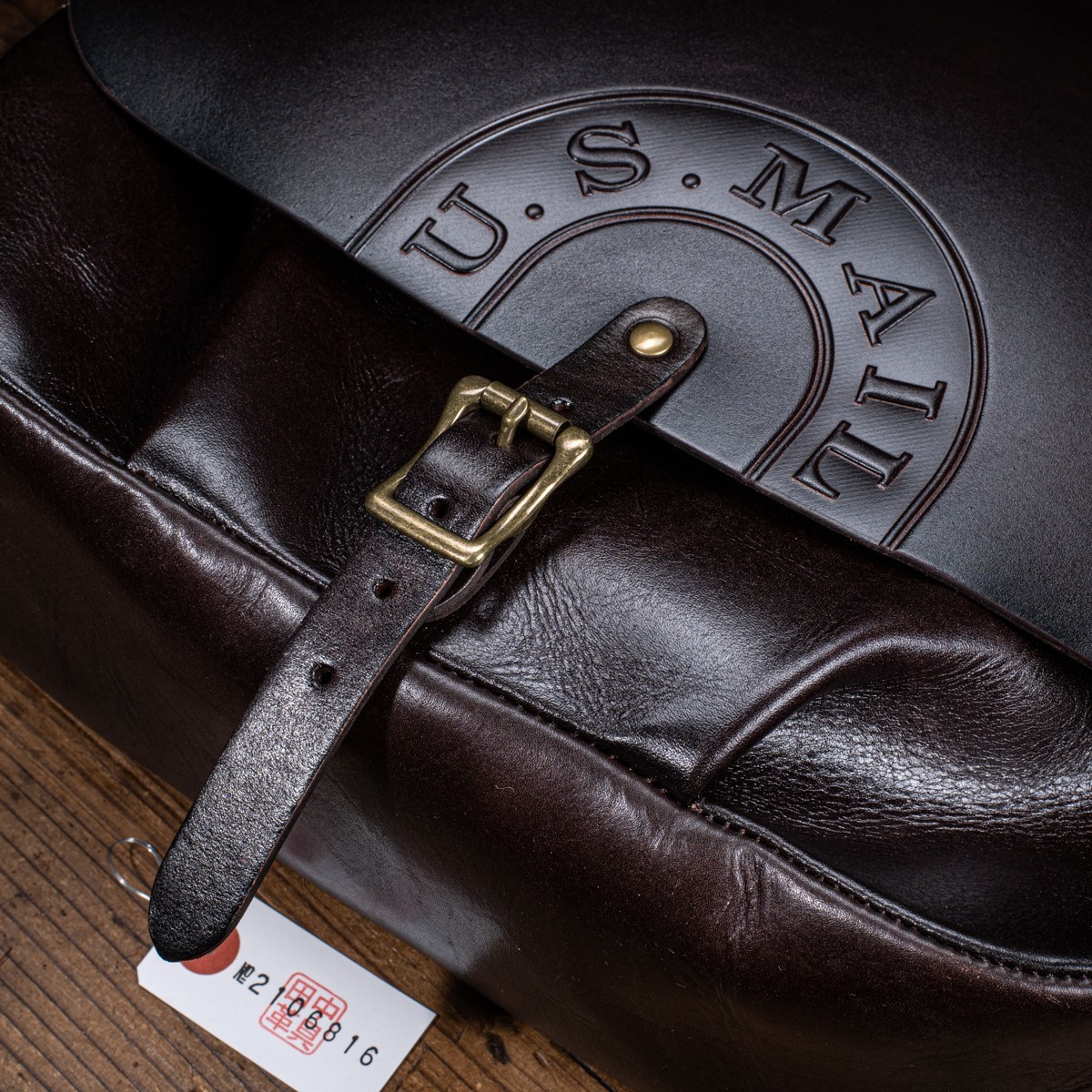 米国郵便 U.S.MAIL メッセンジャーバッグ メンズ バッグ 本革 A4