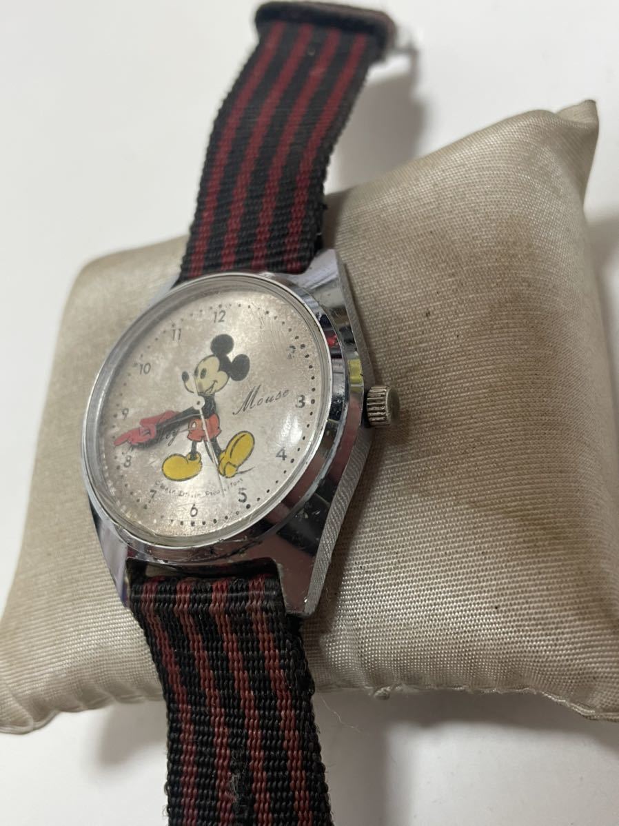 ミッキーマウス セイコー 手巻き 腕時計 SEIKO Disney ディズニー