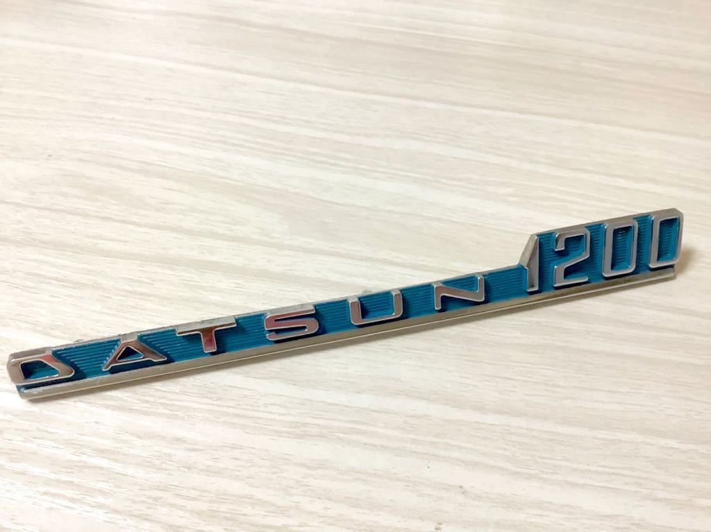 ☆当時物 ダットサンエンブレム DATSUN 1200 程度良好 ブルーバード 