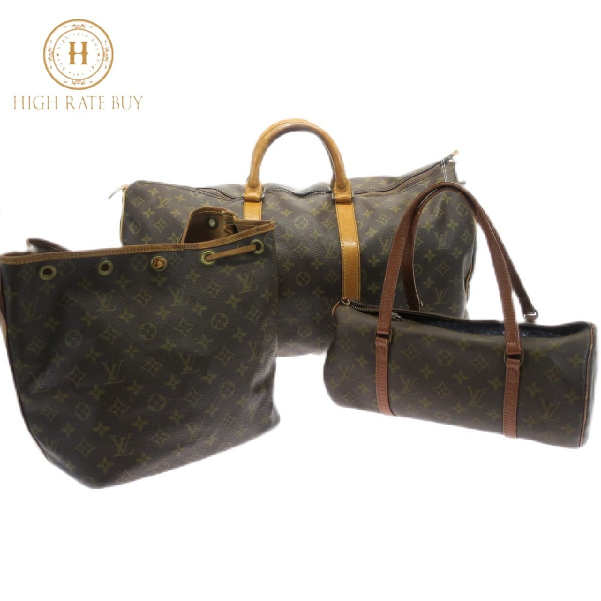 1円スタート ジャンク品 バッグ まとめ3点セット LOUIS VUITTON ルイ 