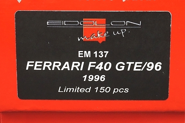 MAKE UP メイクアップ/ EIDOLON アイドロン 1/43 FERRARI フェラーリ