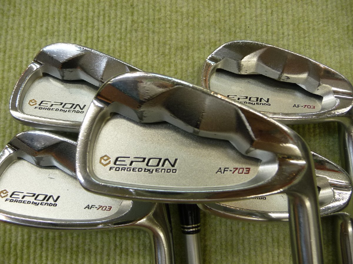 得価，新品 エポン EPON AF-703 アイアン FUJIKURA MCI60&N.S.PRO Zelos7 R コンボ 5本セット 6I-PW ゼロスセブン MP@1 Q 044(アイアン)｜売買されたオークション情報、yahooの商品情報をアーカイブ公開 - オークファン 男性右きき用
