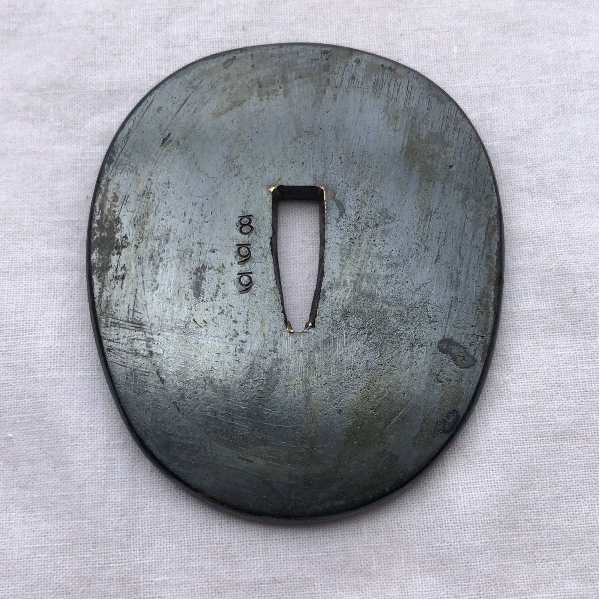 旧日本軍海軍 軍刀 鍔と切羽セット 番号899 一致(鍔、刀装具)｜