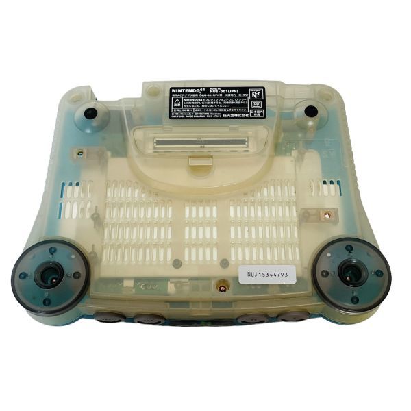 N64 ニンテンドウ64 クリアブルー 本体 NUS-001 動作確認済