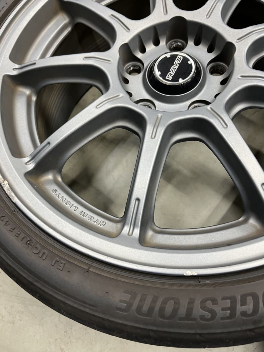 レイズ グラムライツ 57G 7.5J+50 17インチ 4本セット 114.3 5H RAYS 