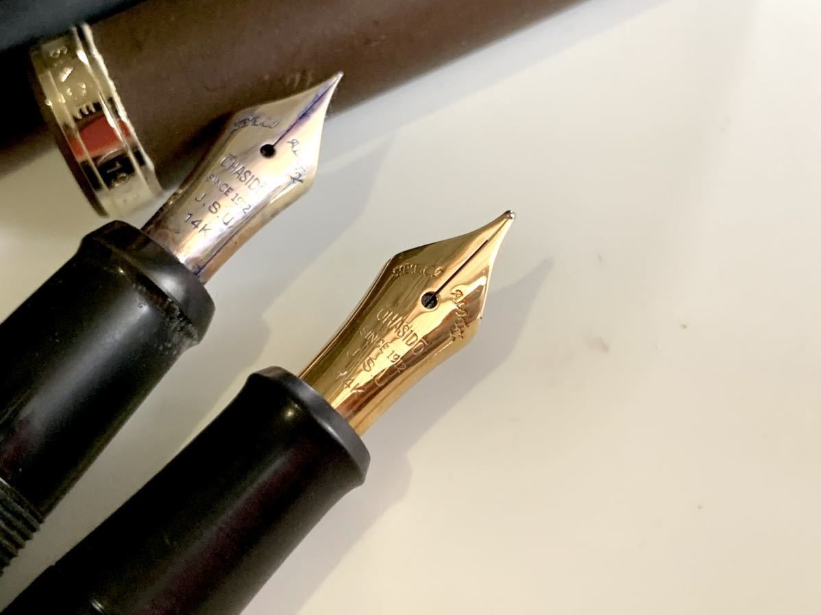 1円〜 美品 OHASIDO 大橋堂 SINCE 1912 J.S.U ペン先 14K刻印 万年筆