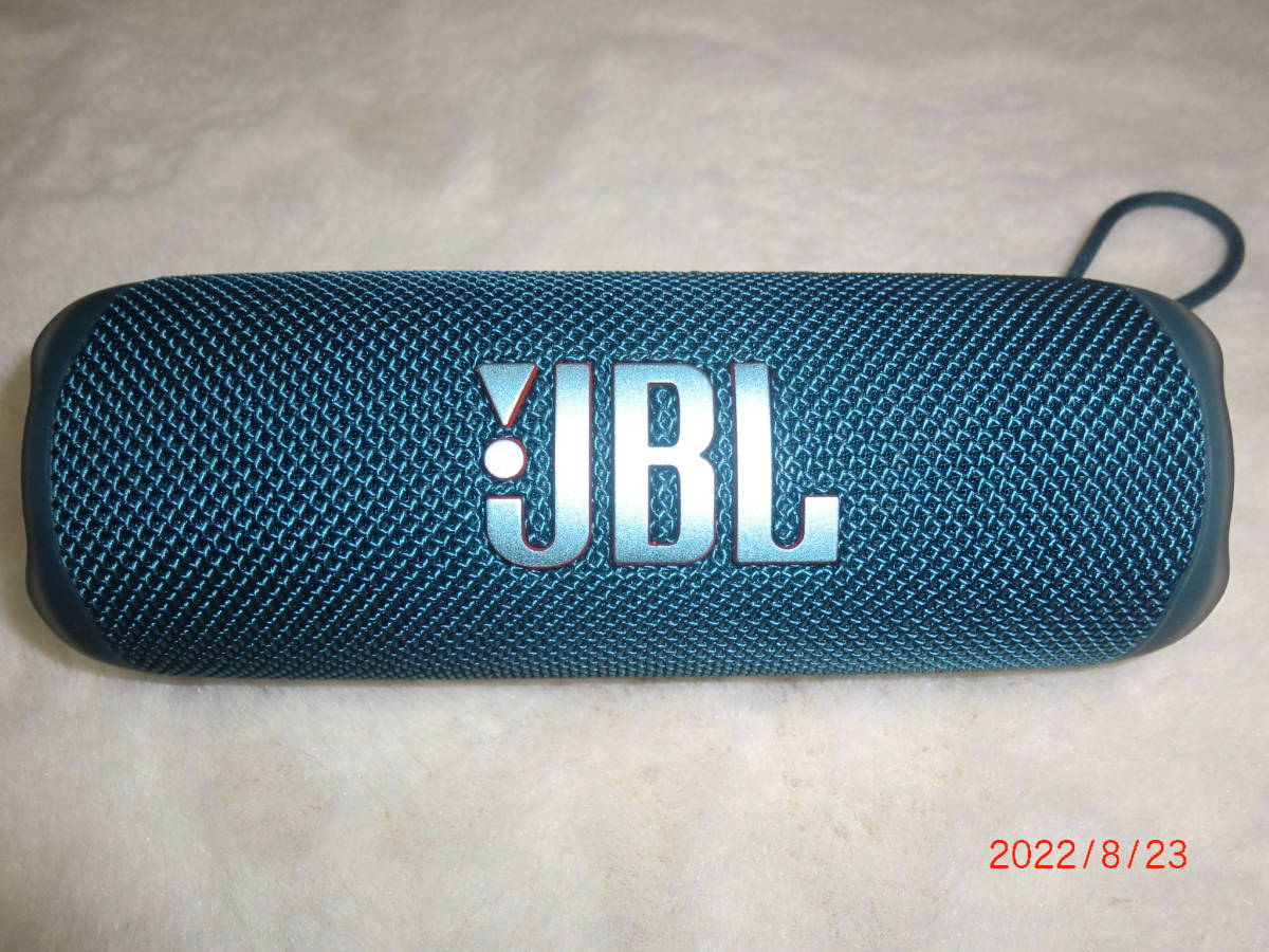 ☆JBL ポータブル Bluetoothスピーカー FLIP6 ブルー 中古良品