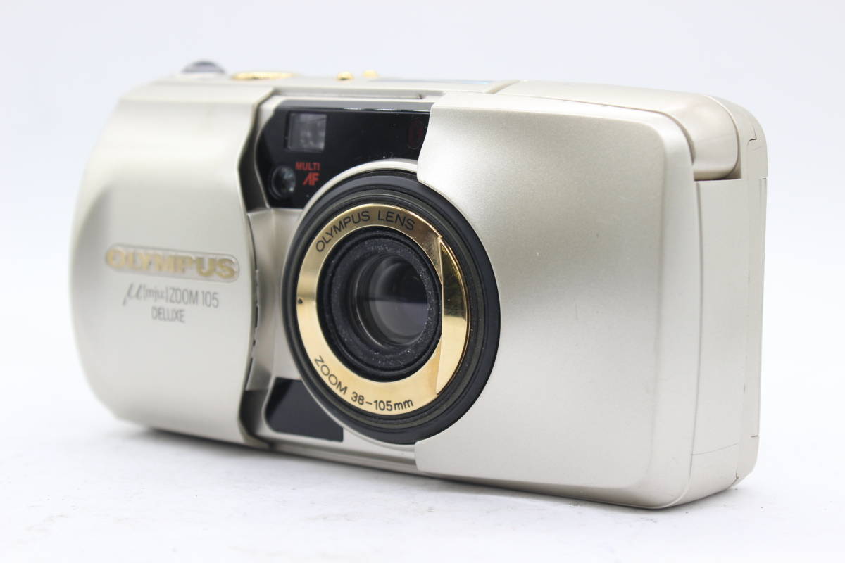 【新品未使用】OLYMPUS μ[mju]-V 105 コンパクトカメラ ☆良品☆ オリンパス Olympus μ mju ZOOM 105 DELUXE 38-105mm