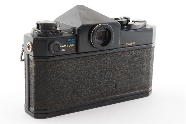 O080102☆キャノン Canon F-1 ボディ 前期 フィルム一眼レフカメラ