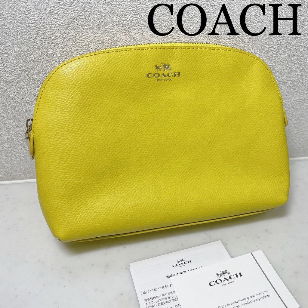 大人気新作 レザー IMSAD サドル F87590 (ポーチ) 小物 【新品】COACH ...