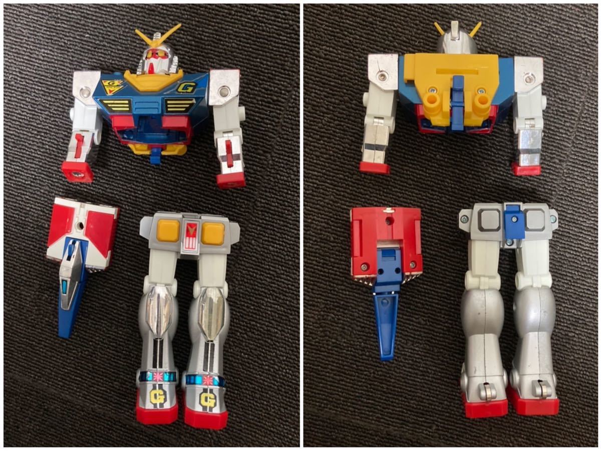 当時物 機動戦士ガンダム DX合体セット クローバー製 日本サンライズ 