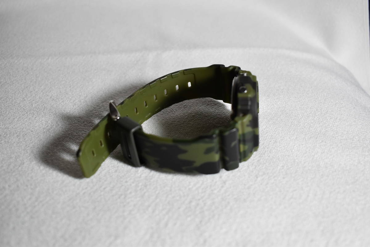 超美品 カシオ CASIO G-SHOCK DW-5600CF-3JF グリーン迷彩 (G-SHOCK 