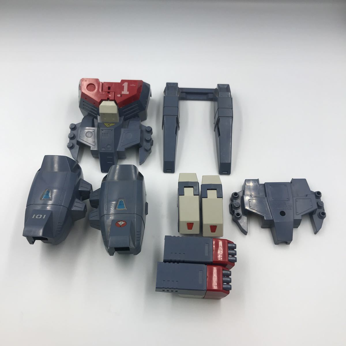 8E-15■タカトクトイス 検索】超時空要塞マクロス　アーマード・バルキリー 装甲システム GBP-1S　1/55 現状品 当時物 昭和 レトロ 玩具