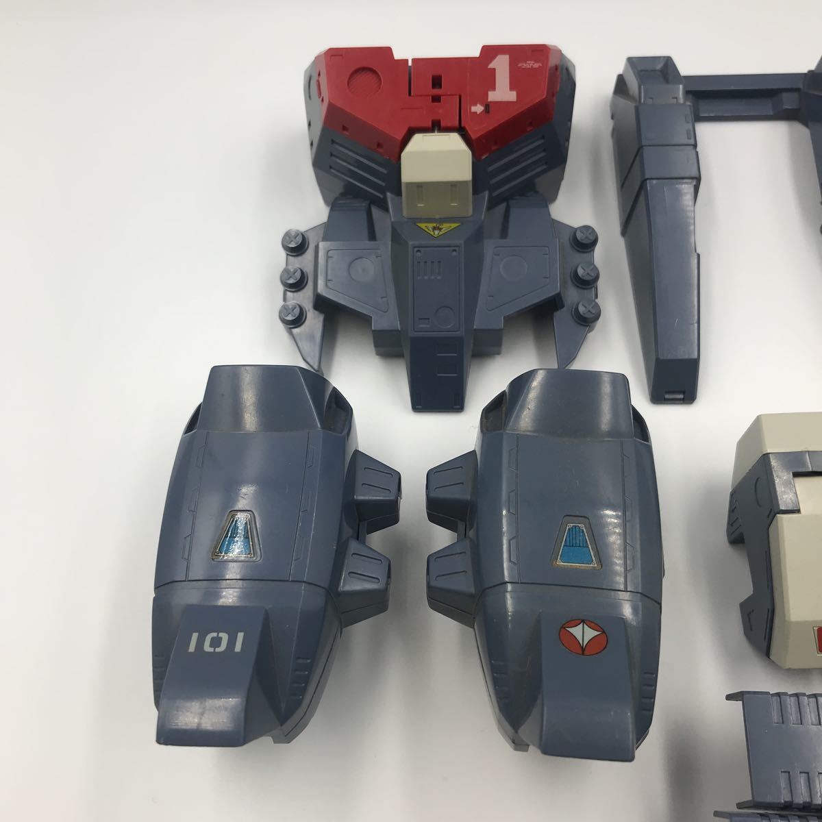8E-15■タカトクトイス 検索】超時空要塞マクロス　アーマード・バルキリー 装甲システム GBP-1S　1/55 現状品 当時物 昭和 レトロ 玩具