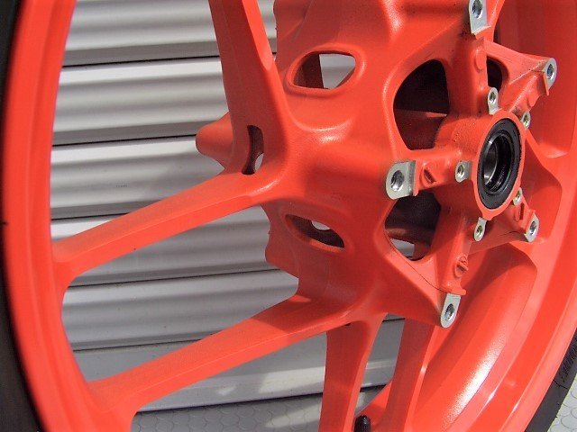 MT-09 純正 フロントホイール スピンフォージドホイール B7N レッド系 17×3.50 ヤマハ 純正 フロント ホイール YAMAHA ...