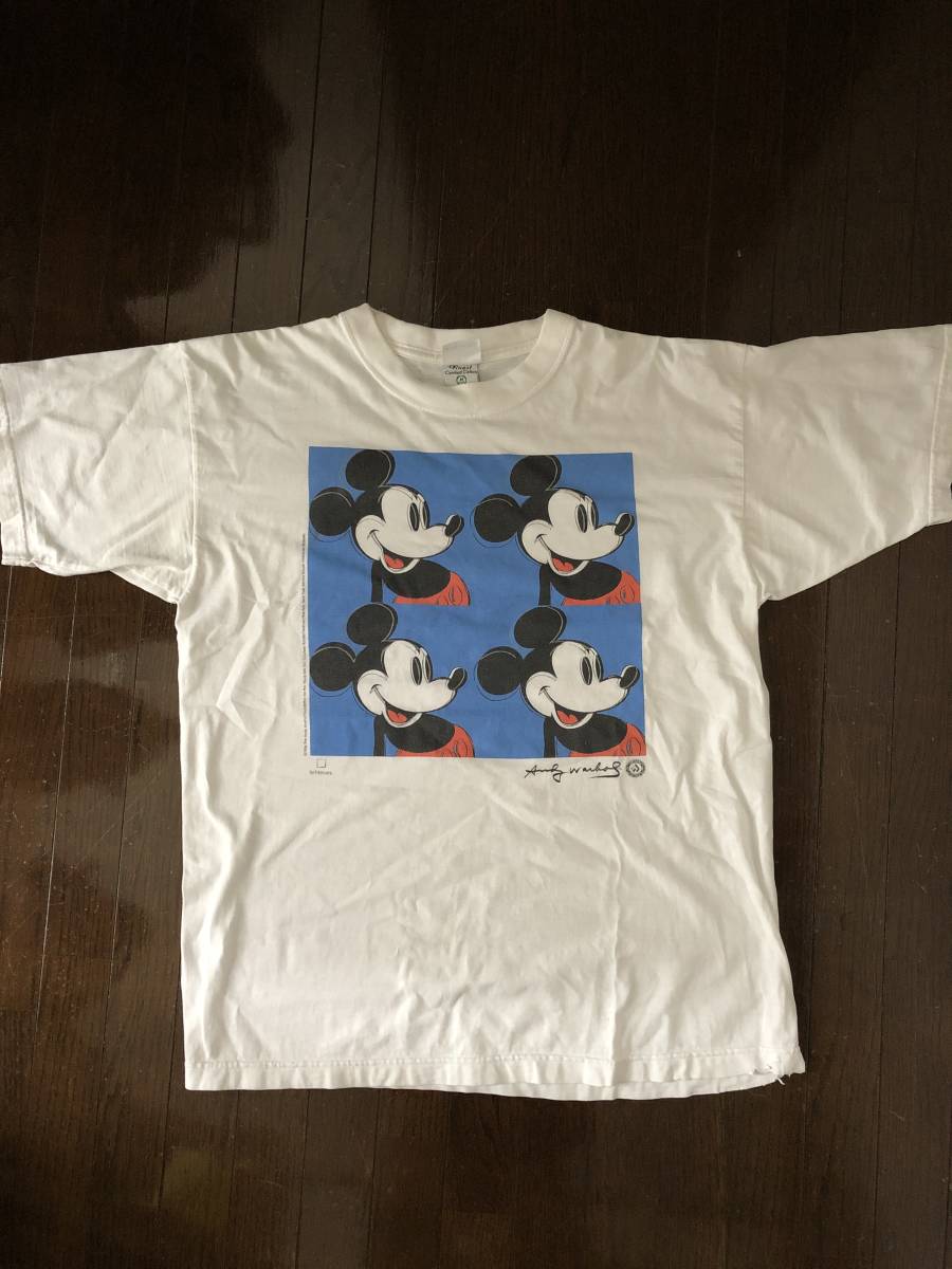 激レア 90s ミッキー アンディー ウォーホル Tシャツ )検用 
