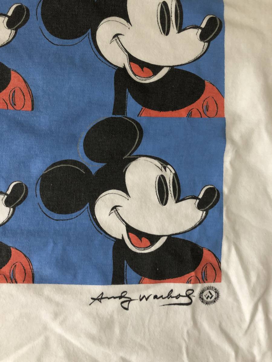 激レア 90s ミッキー アンディー ウォーホル Tシャツ )検用 
