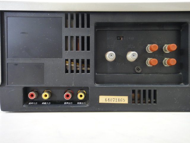 6300○TOSHIBA東芝 ビデオカセットレコーダー V-S3 ベータβ 昭和家電