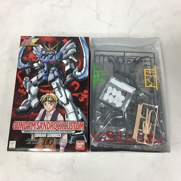 1円～ 欠品 HG 1/100 ガンダムサンドロックカスタム、ガンダム