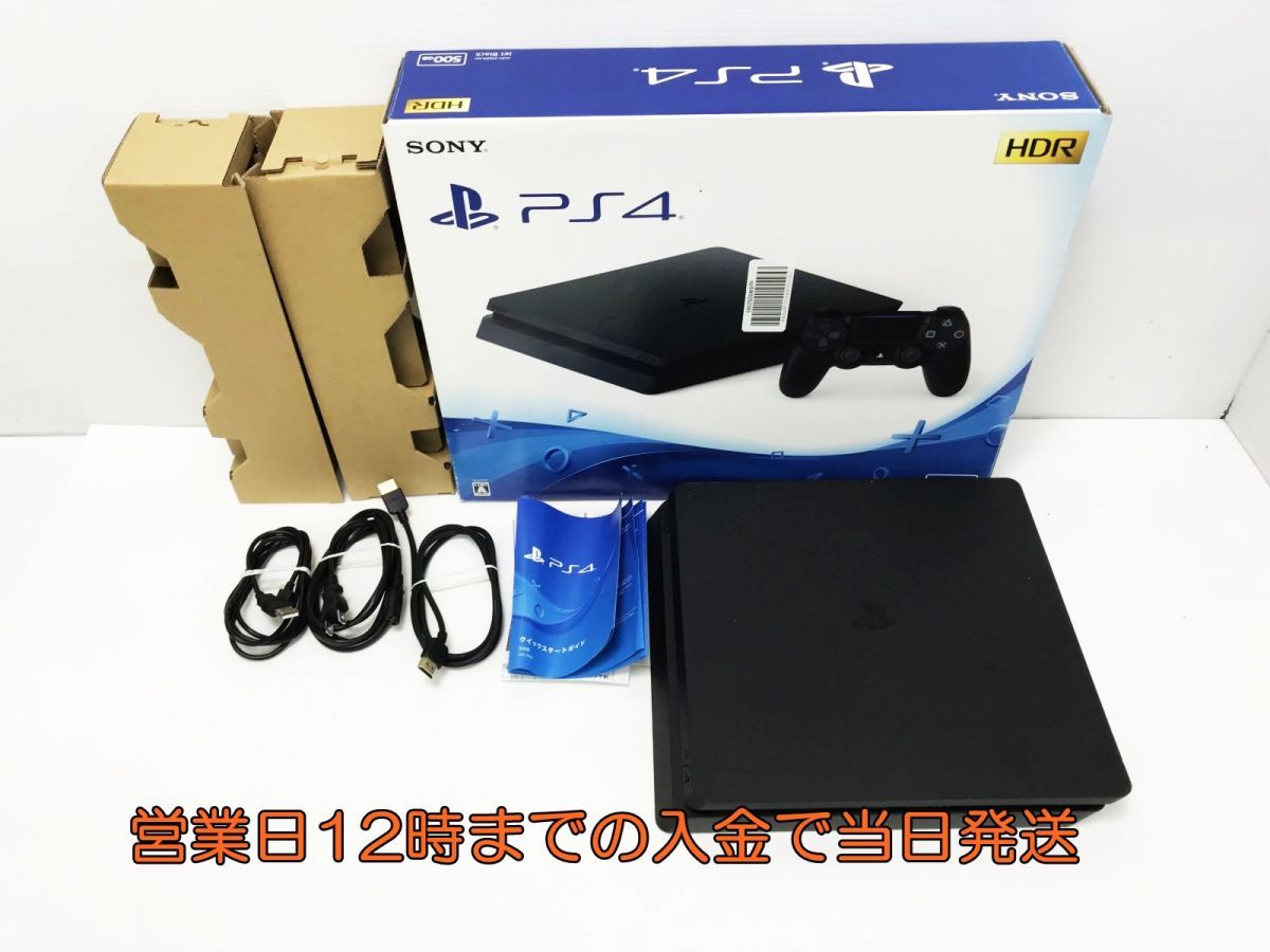 1円 PS4 500GB CUH-2100A ジェットブラック ゲーム機本体 初期化 み 