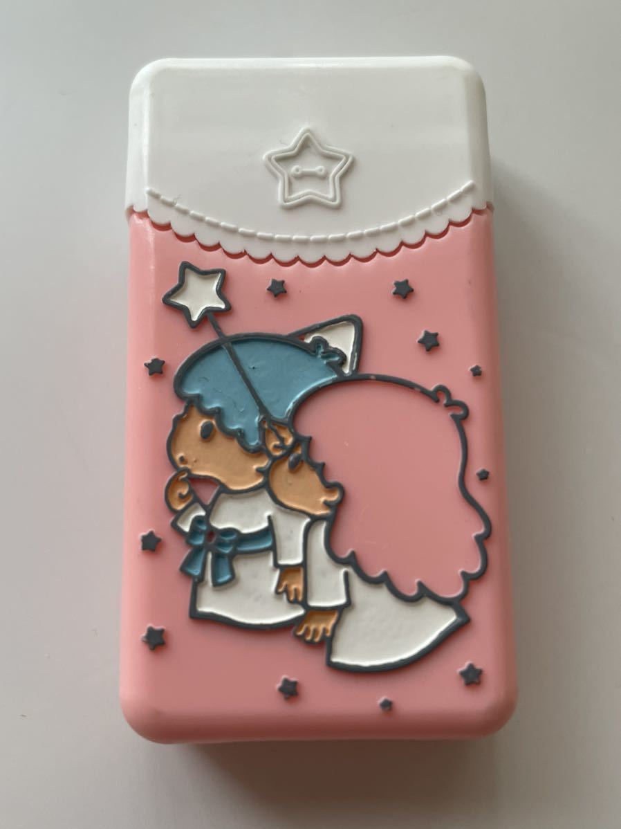 キキララ 消しゴム 1976 レトロ サンリオ ケース付 リトルツイン