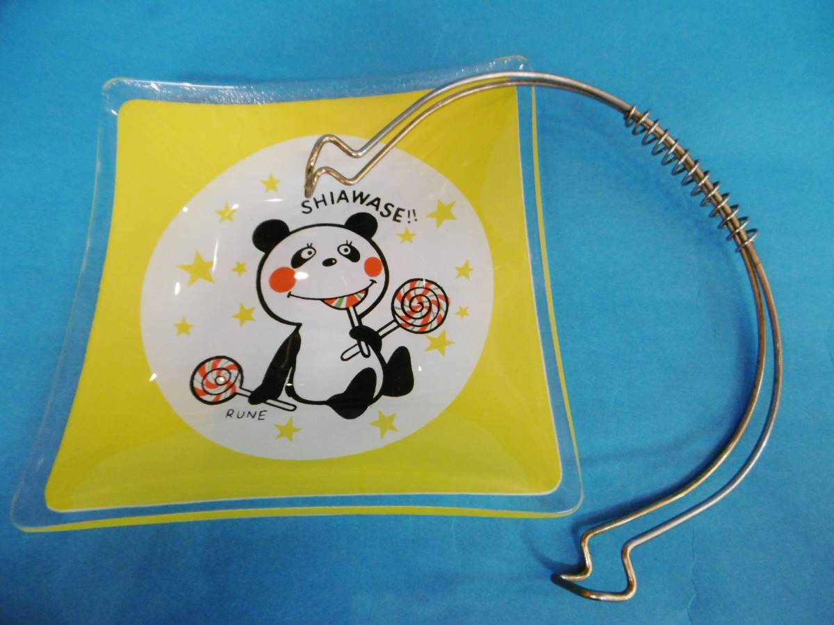 内藤ルネ ⁄ 陶器製 ルネパンダ 当時物 パンダ パンダ貯金箱 RUNE 