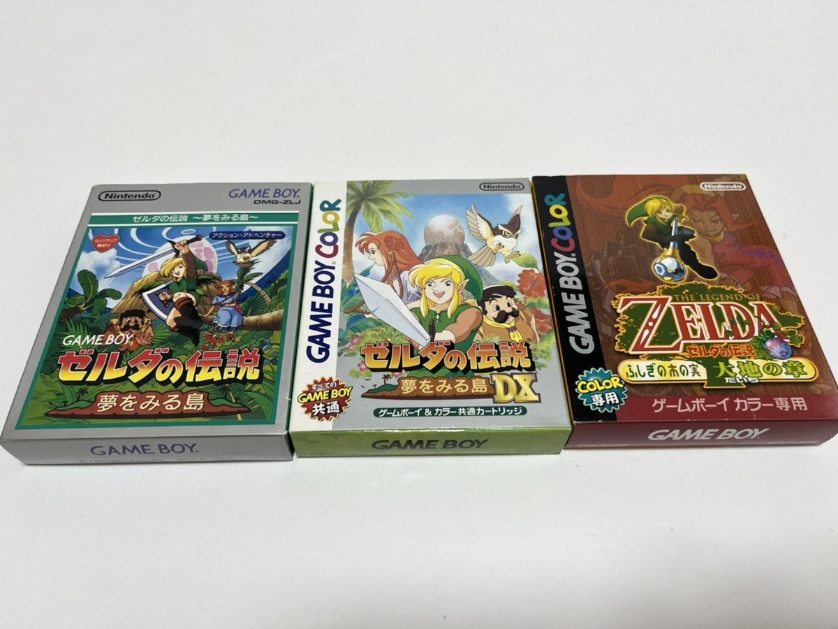 GB】ゼルダの伝説□3本セット□ はずる ゼルダの伝説 3種