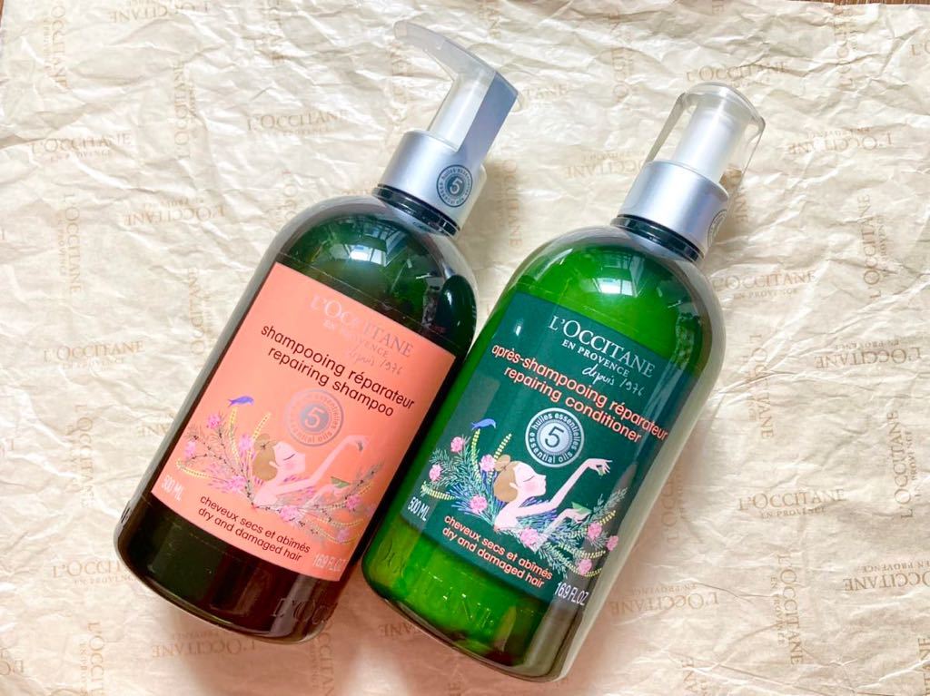 tk☆未使用品☆ ロクシタン ファイブハーブス R シャンプー コンディショナー ロクシタン ファイブハーブス リペアリングシャンプー