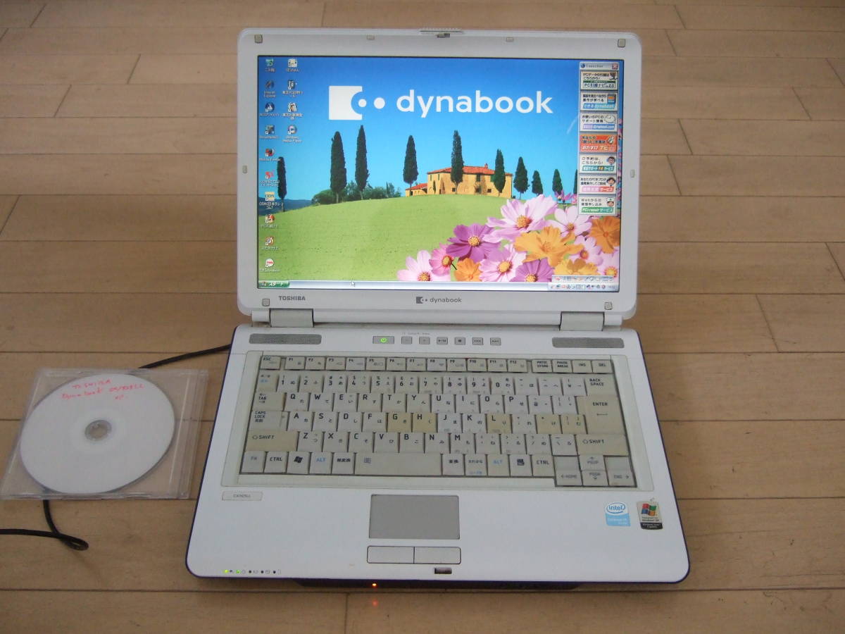 きれい東芝 XP Dynabook CX/925LL C. M1.46GHz/1.5GB/80GB/office2007