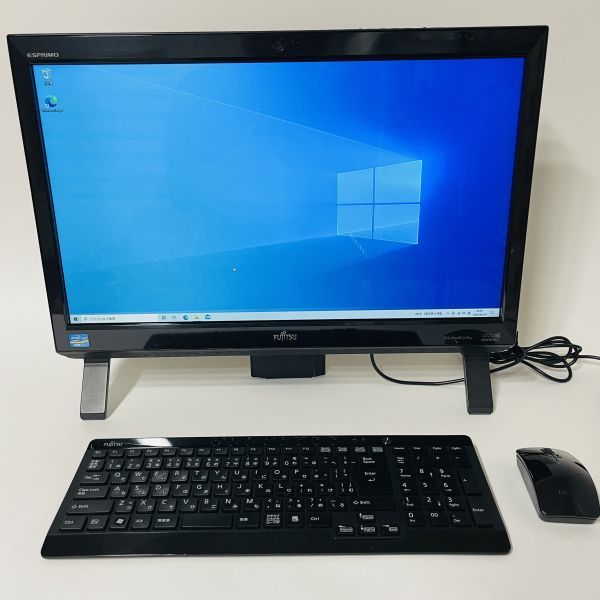 【お買い得，限定SALE】 win10/core i7/2TB/4GB 富士通 デスクトップPC 21.5型液晶 FUJITSU FMVF55KBZ(モニタ一体型)｜売買されたオークション情報、yahooの商品情報をアーカイブ公開 - オークファン 富士通