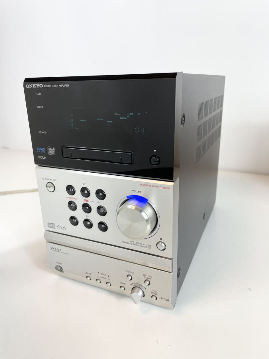 ◇貴重◇Hi-MD対応 ONKYO CD MDコンポ X-B8 （FR-B8 ＋ D-