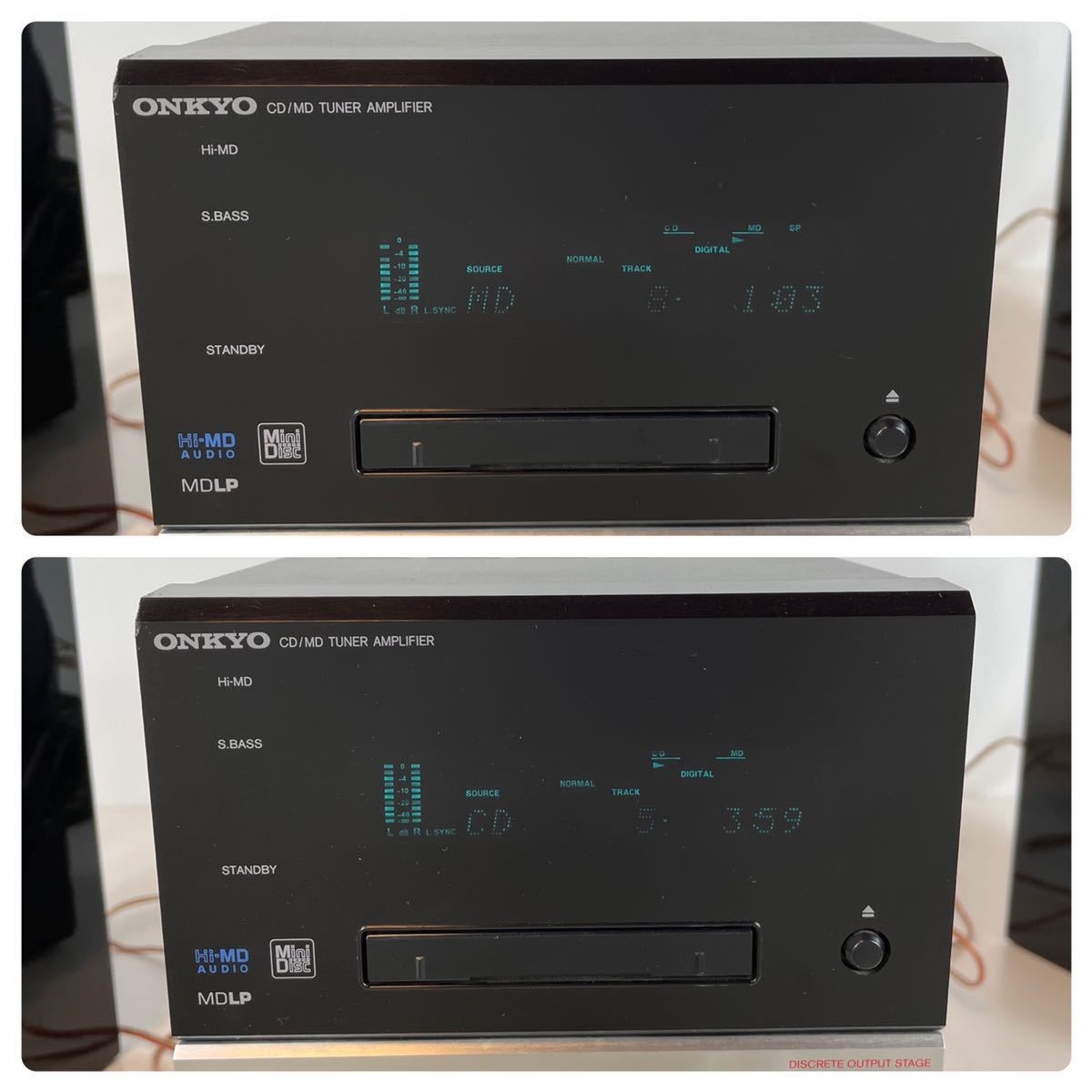 ◇貴重◇Hi-MD対応 ONKYO CD MDコンポ X-B8 （FR-B8 ＋ D-