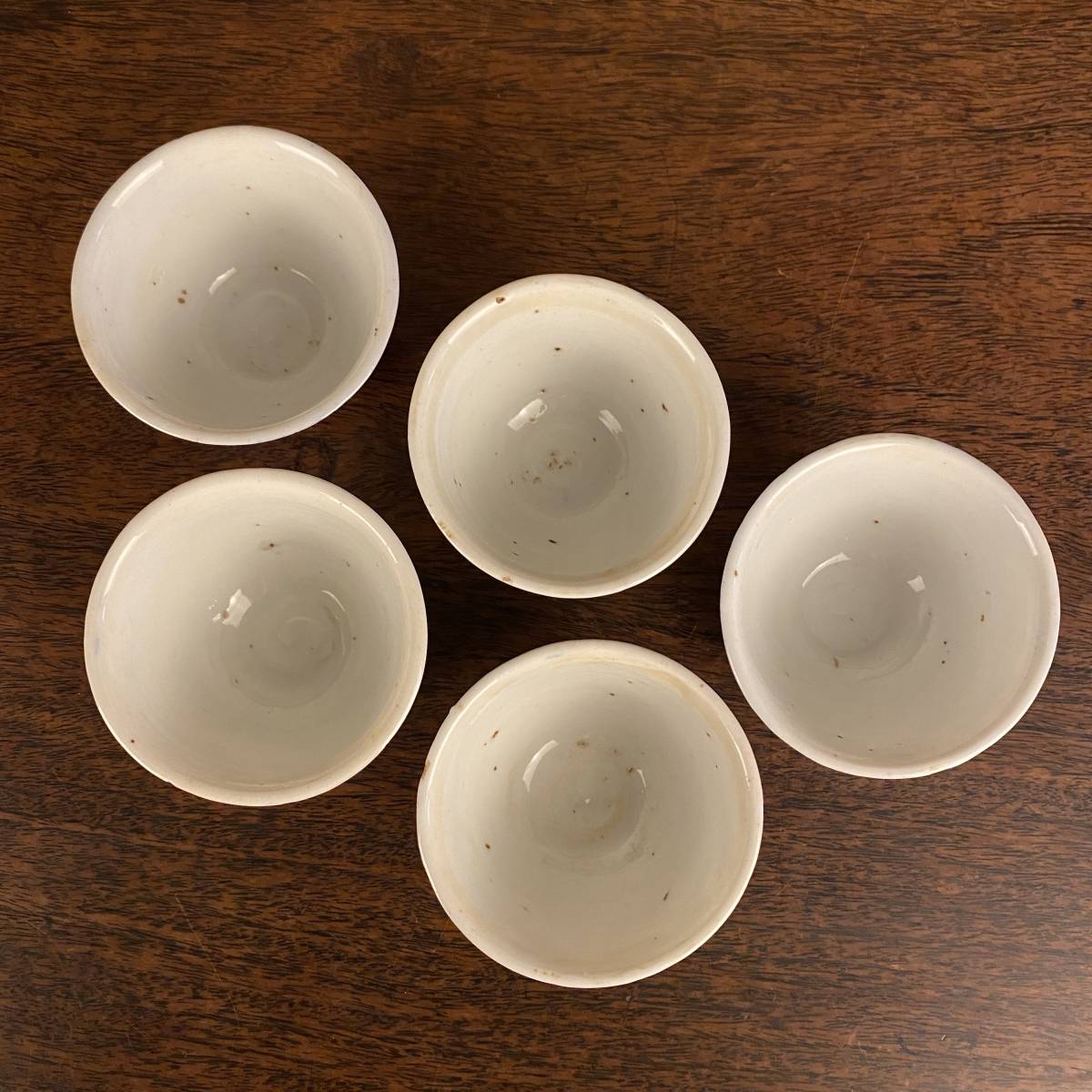 明 青花花紋杯5客 [サイズ]