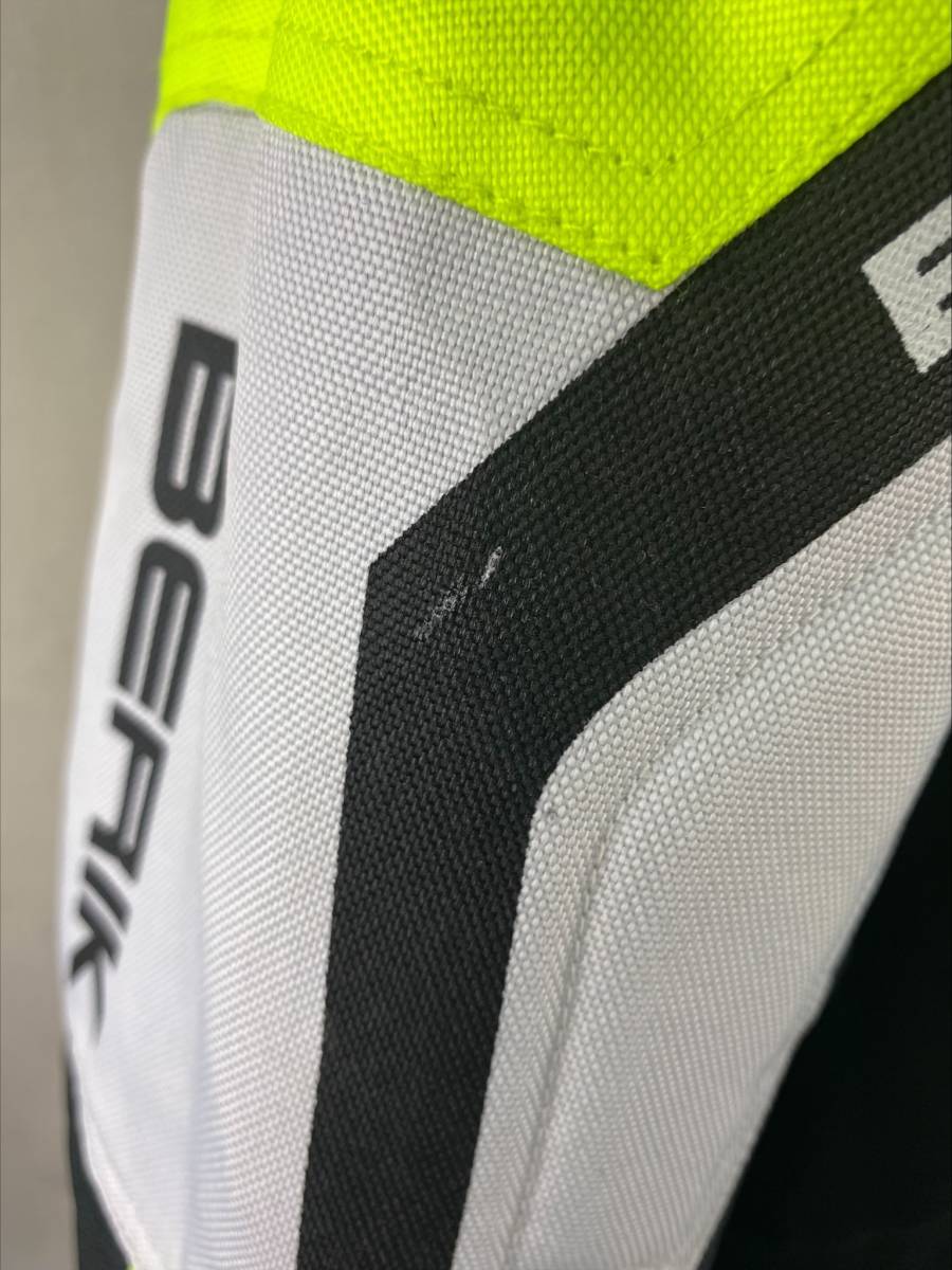 BERIK ベリック 3シーズンナイロンジャケット BLACK/F，YELLOW/WHITE