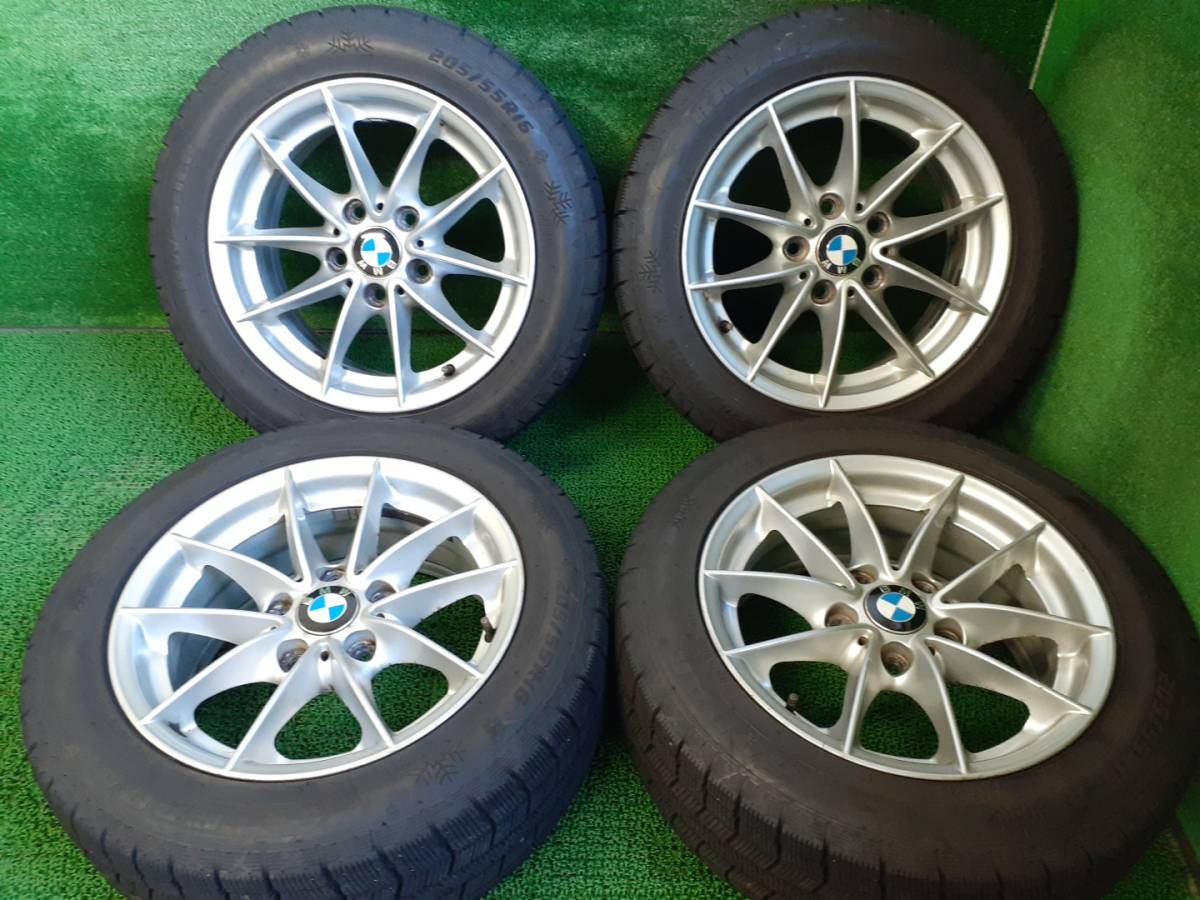 BMW純正ホイール 16×7 +31 スタッドレスタイヤセット 205/55R16 売 
