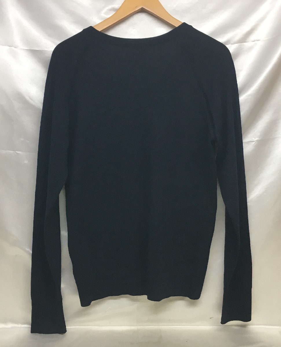 DIOR HOMME 07AW ディオールオム クラッシュ加工Vネックニット