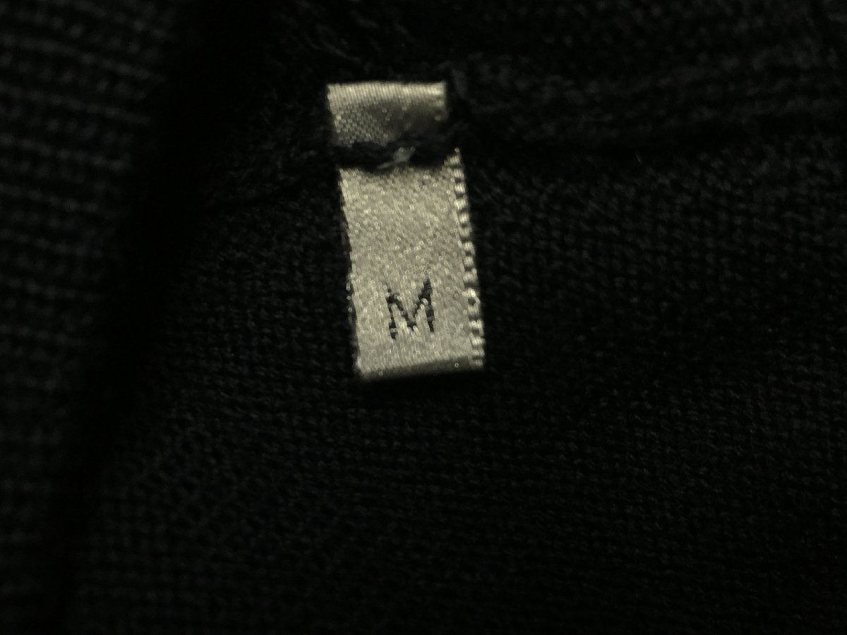 DIOR HOMME 07AW ディオールオム クラッシュ加工Vネックニット