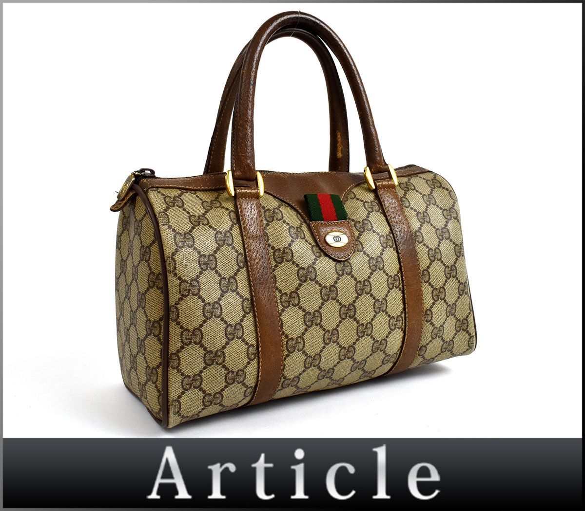 130332◇ GUCCI グッチ オールドグッチ シェリー ハンドバッグ ミニ