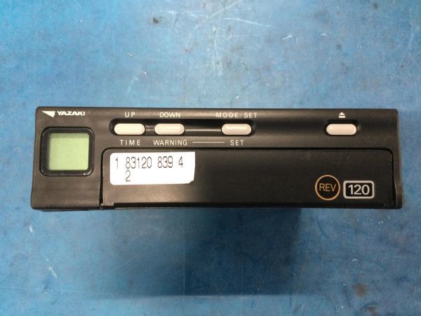 矢崎 タコグラフ ATG21-120W アナログタコグラフ 平型 120W-2SN 2026年