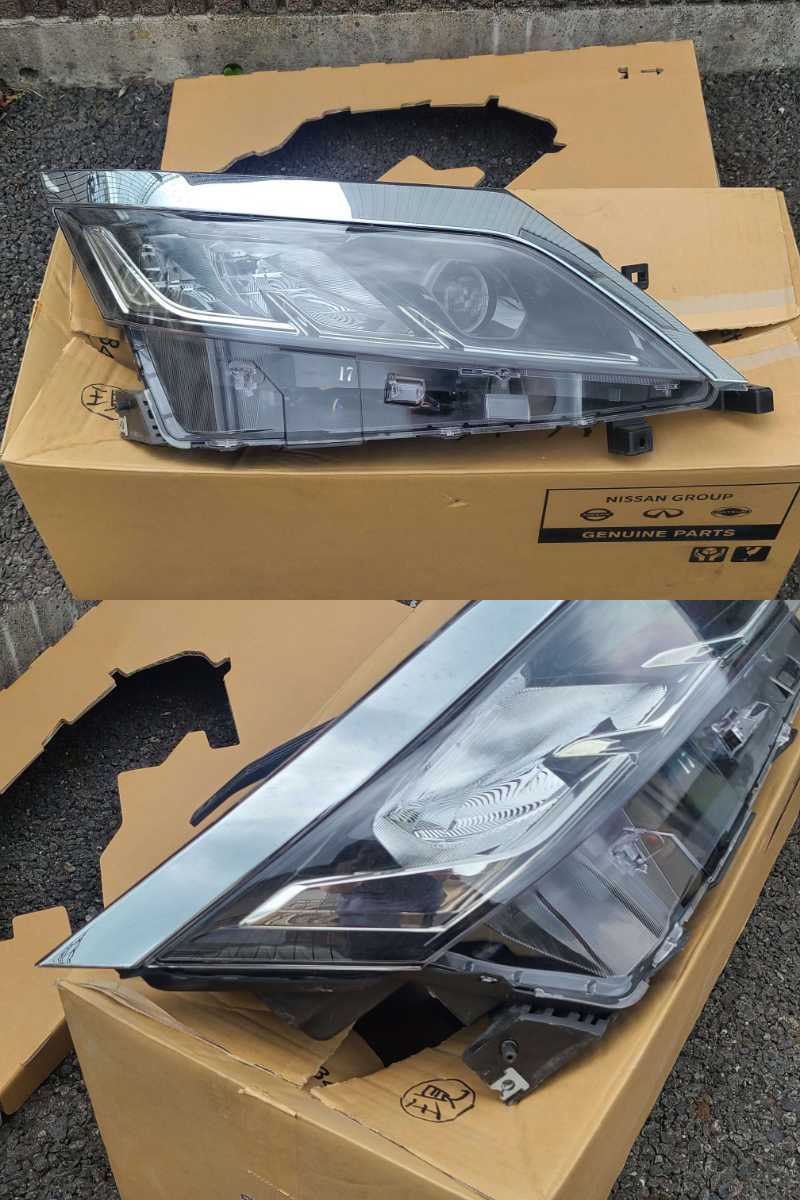日産 セレナ 後期 LED ハイウェイスターGFC27/HFC27/C27　右ウインカー右シグネチャーLED ヘッドライト　ヘッドランプ　右　運転席側 セレナ 日産 後期