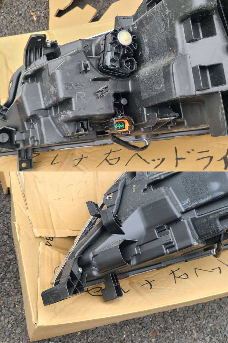 日産 セレナ 後期 LED ハイウェイスターGFC27/HFC27/C27　右ウインカー右シグネチャーLED ヘッドライト　ヘッドランプ　右　運転席側 セレナ 日産 後期