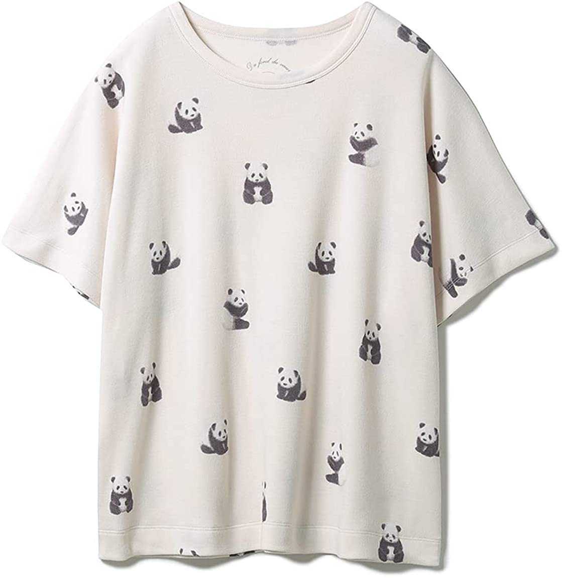 新品未使用　ジェラートピケ　パンダ柄プルオーバー　ベージュ　PWCT214293 です(^^)